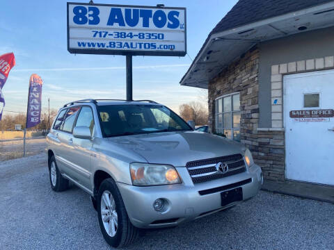 2006 Toyota Highlander Hybrid for sale at 83 Autos LLC in York PA