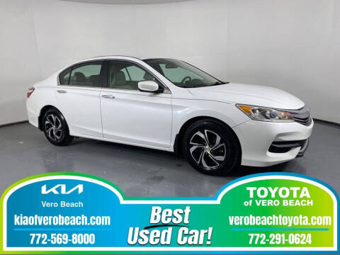 2016 Honda Accord for sale at PHIL SMITH AUTOMOTIVE GROUP - Toyota Kia of Vero Beach in Vero Beach FL