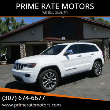 2018 Jeep Grand Cherokee for sale at PRIME RATE MOTORS in Sheridan WY