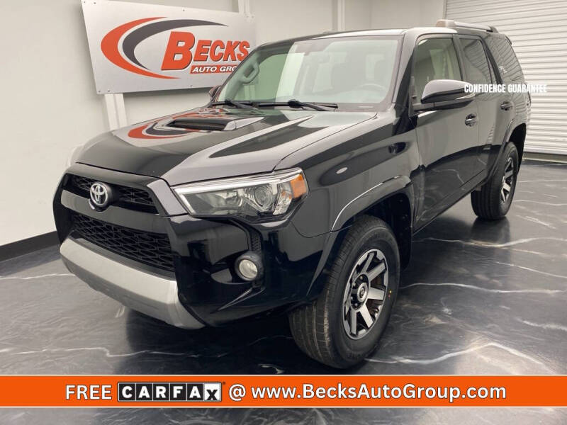 2018 Toyota 4Runner for sale at Becks Auto Group in Mason OH