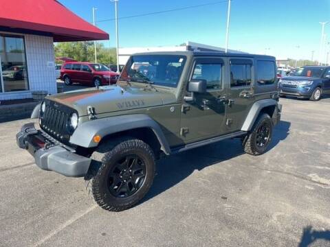 2015 Jeep Wrangler Unlimited for sale at BORGMAN OF HOLLAND LLC in Holland MI