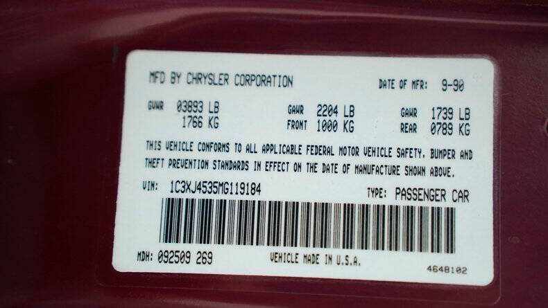 1991 Chrysler Le Baron