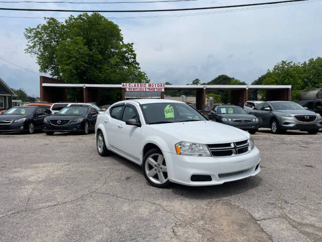 2013 Dodge Avenger for sale at A1 Classic Motor Inc in Fuquay Varina, NC