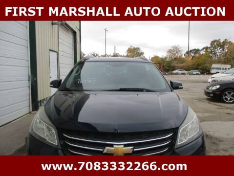 2015 Chevrolet Traverse for sale at First Marshall Auto Auction in Harvey IL