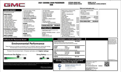 2021 GMC Savana LS 2500