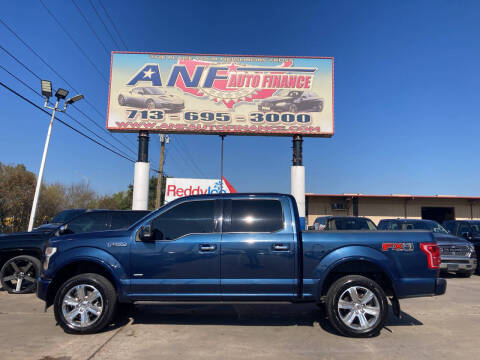 2017 Ford F-150 for sale at ANF AUTO FINANCE in Houston TX