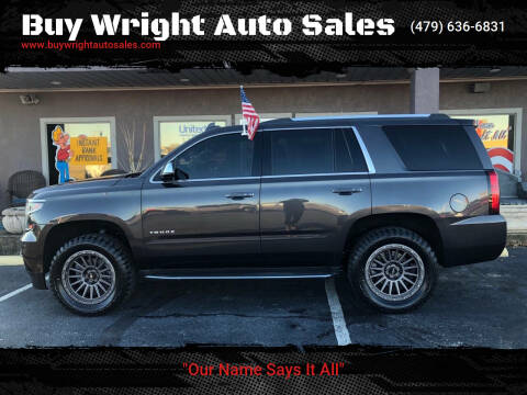 2017 Chevrolet Tahoe for sale at Buy Wright Auto Sales in Rogers AR