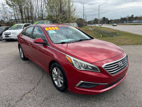 2017 Hyundai Sonata for sale at Clayton Motors INC in Clayton NC