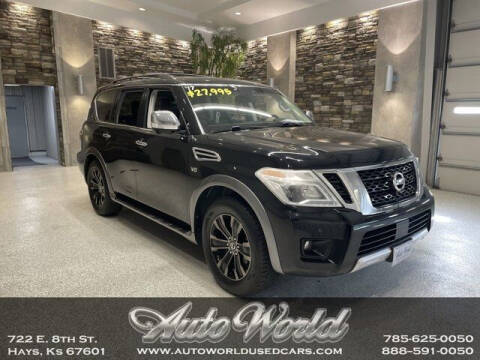 2017 Nissan Armada for sale at Auto World Used Cars in Hays KS