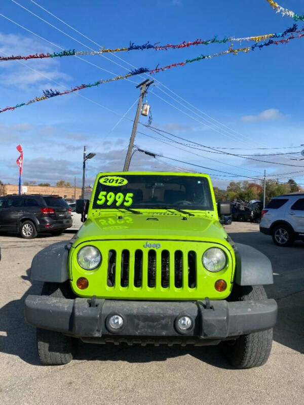 2012 Jeep Wrangler for sale at Zor Ros Motors Inc. in Melrose Park IL