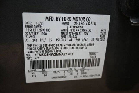 2021 Ford Explorer Hybrid Platinum