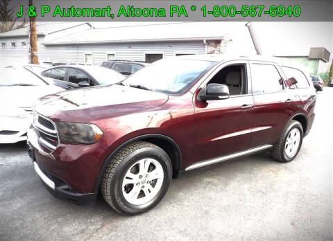 2012 Dodge Durango for sale at J & P Auto Mart in Altoona PA
