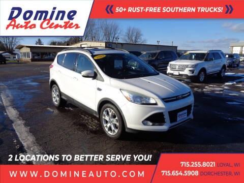 2013 Ford Escape for sale at Domine Auto Center in Loyal WI
