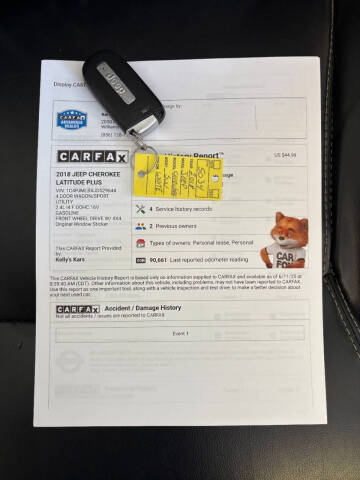 2018 Jeep Cherokee Latitude Plus