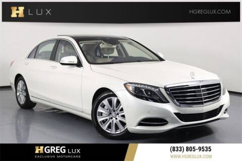2014 Mercedes-Benz S-Class for sale at HGREG LUX EXCLUSIVE MOTORCARS in Pompano Beach FL