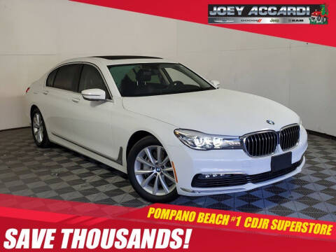 2018 BMW 7 Series for sale at PHIL SMITH AUTOMOTIVE GROUP - Joey Accardi Chrysler Dodge Jeep Ram in Pompano Beach FL