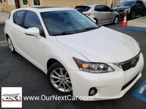 2011 Lexus CT 200h for sale at Ournextcar/Ramirez Auto Sales in Downey CA