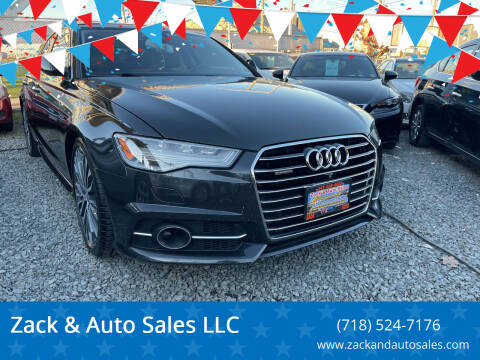 2016 Audi A6 for sale at Zack & Auto Sales LLC in Staten Island NY