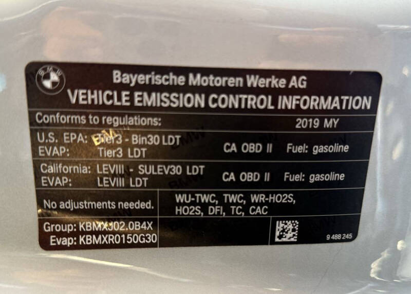 2019 BMW X3 sDrive30i