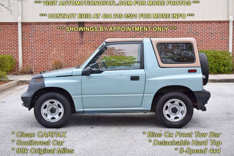 1995 GEO Tracker for sale at Automotion Of Atlanta in Conyers GA