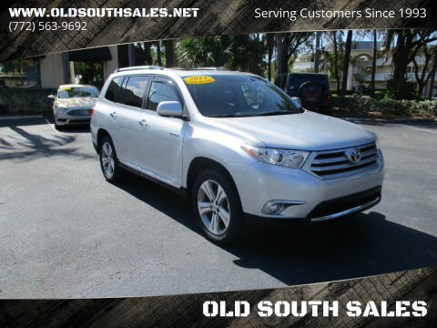 2013 Toyota Highlander for sale at OLD SOUTH SALES in Vero Beach FL