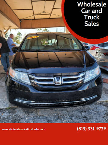 2014 Honda Odyssey for sale at Wholesale Car and Truck Sales in Plant City FL