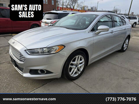 2014 Ford Fusion for sale at SAM'S AUTO SALES in Chicago IL