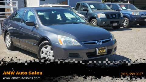 2006 Honda Accord for sale at AMW Auto Sales in Sacramento CA