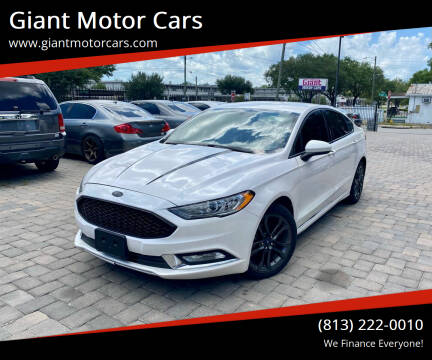 2018 Ford Fusion for sale at Giant Motor Cars in Tampa FL