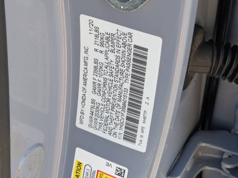 2021 Honda Accord Sport