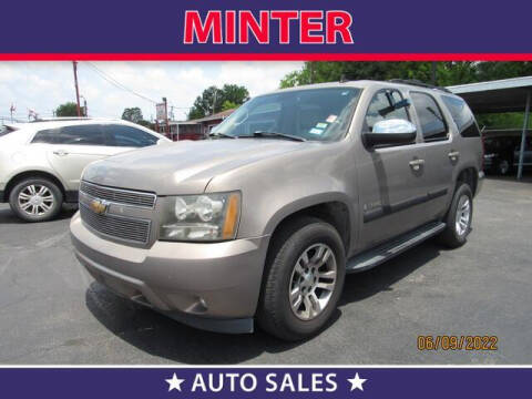 2007 Chevrolet Tahoe for sale at Minter Auto Sales in South Houston TX
