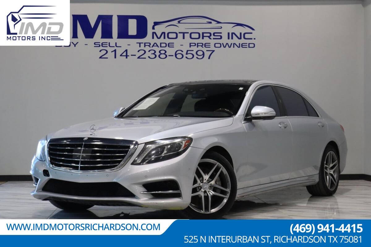 2014 Mercedes-Benz S-Class for sale at IMD MOTORS, INC in Dallas, TX