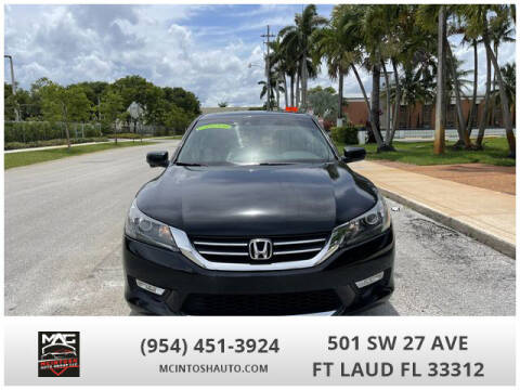 2014 Honda Accord for sale at McIntosh AUTO GROUP in Fort Lauderdale FL