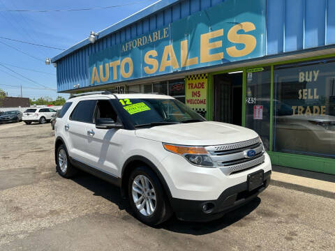 2012 Ford Explorer for sale at Affordable Auto Sales of Michigan in Pontiac MI