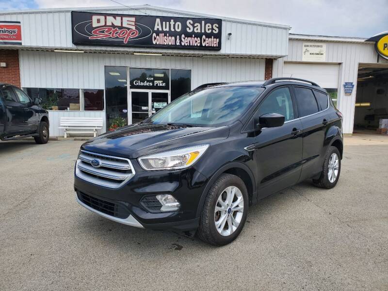 2018 Ford Escape for sale at One Stop Auto Sales, Collision & Service Center in Somerset PA