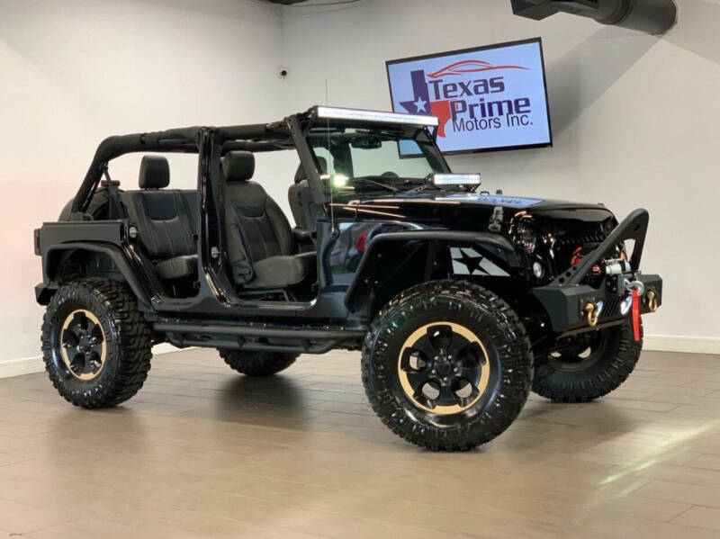 2014 Jeep Wrangler Unlimited for sale at Texas Prime Motors in Houston TX