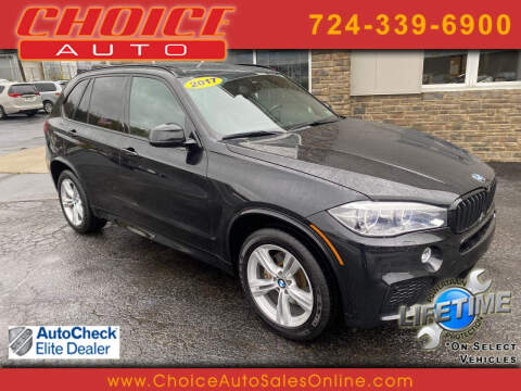 2017 BMW X5 for sale at CHOICE AUTO SALES in Murrysville PA