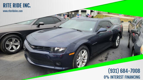 2015 Chevrolet Camaro for sale at RITE RIDE INC. - Rite Ride Inc 2 in Shelbyville TN