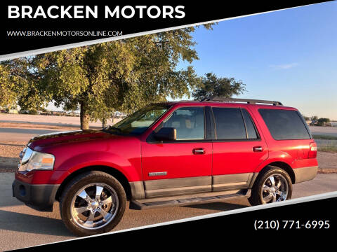 2007 Ford Expedition for sale at BRACKEN MOTORS in San Antonio TX