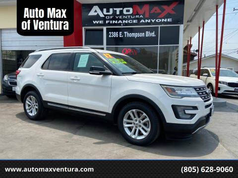 2017 Ford Explorer for sale at Auto Max of Ventura in Ventura CA