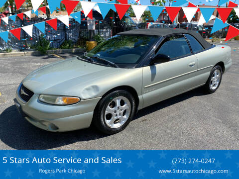 2000 Chrysler Sebring for sale at 5 Stars Auto Service and Sales in Chicago IL