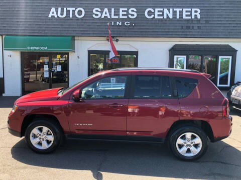2016 Jeep Compass for sale at Auto Sales Center Inc in Holyoke MA