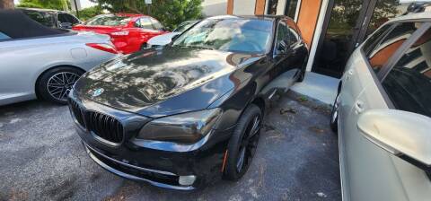 2012 BMW 7 Series for sale at LAND & SEA BROKERS INC in Pompano Beach FL