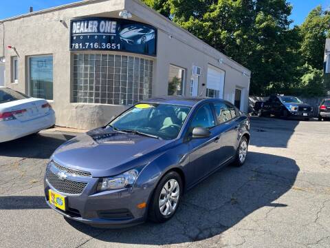 2014 Chevrolet Cruze for sale at Dealer One Motors Winchester in Winchester MA