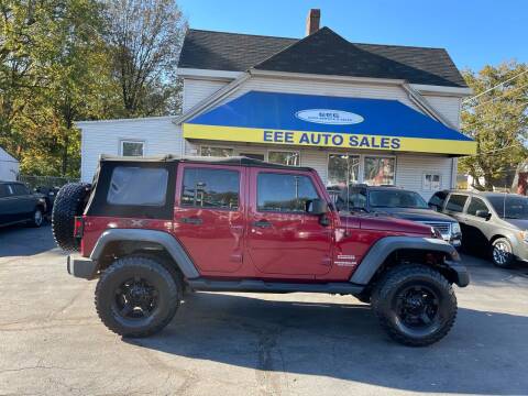 2012 Jeep Wrangler Unlimited for sale at EEE AUTO SERVICES AND SALES LLC in Cincinnati OH