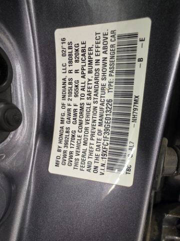 2016 Honda Civic EX-T