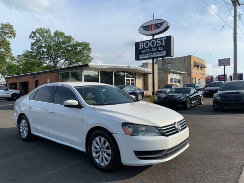 2013 Volkswagen Passat for sale at BOOST AUTO SALES in Saint Louis MO