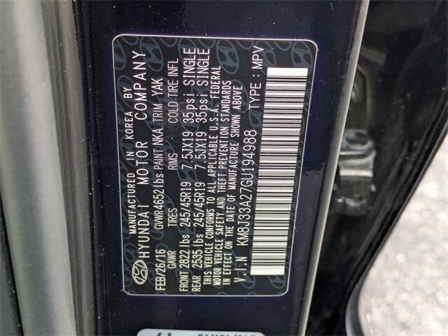 2016 Hyundai Tucson Limited