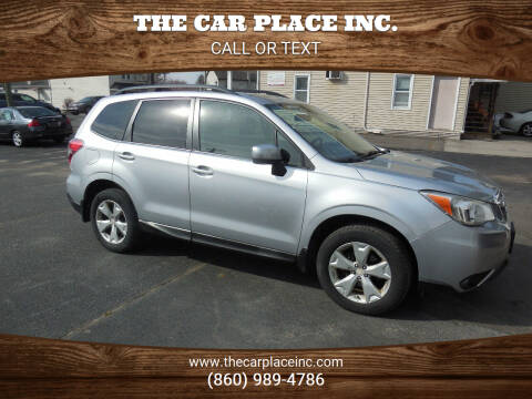 2015 Subaru Forester for sale at THE CAR PLACE INC. in Somersville CT