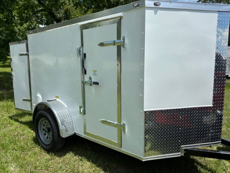 2024 South River Enclosed Cargo Trailer 5x8 for sale at Cross Resurrection Golf Carts and Trailers in Rincon, GA